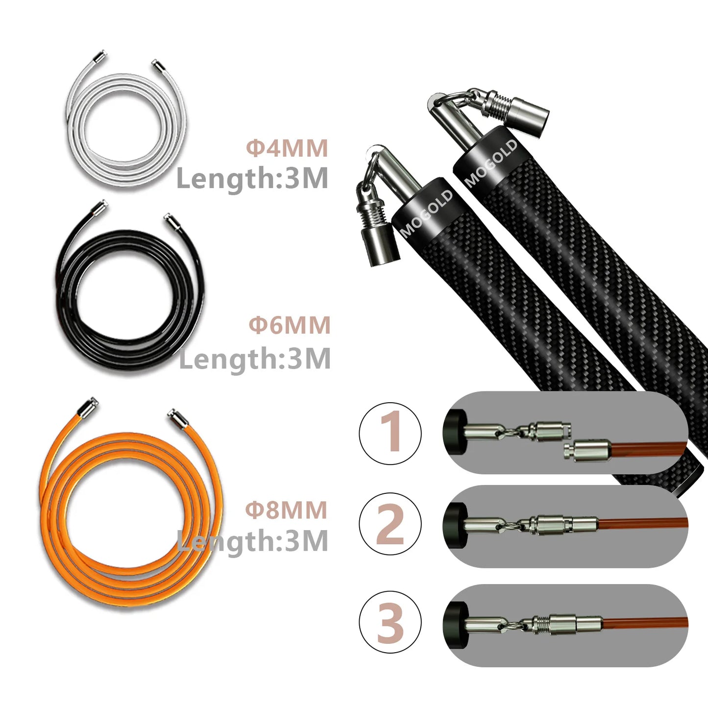 MOGOLD High-Speed Fitness Rope