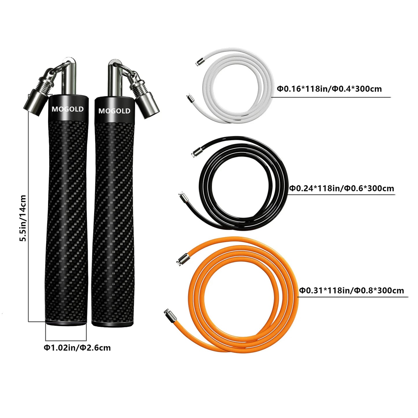 MOGOLD High-Speed Fitness Rope